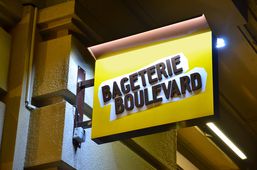 Podświetlany znak 3D dla sklepu Bageterie Boulevard