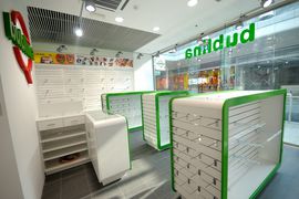 In-store design obchodu Bublina